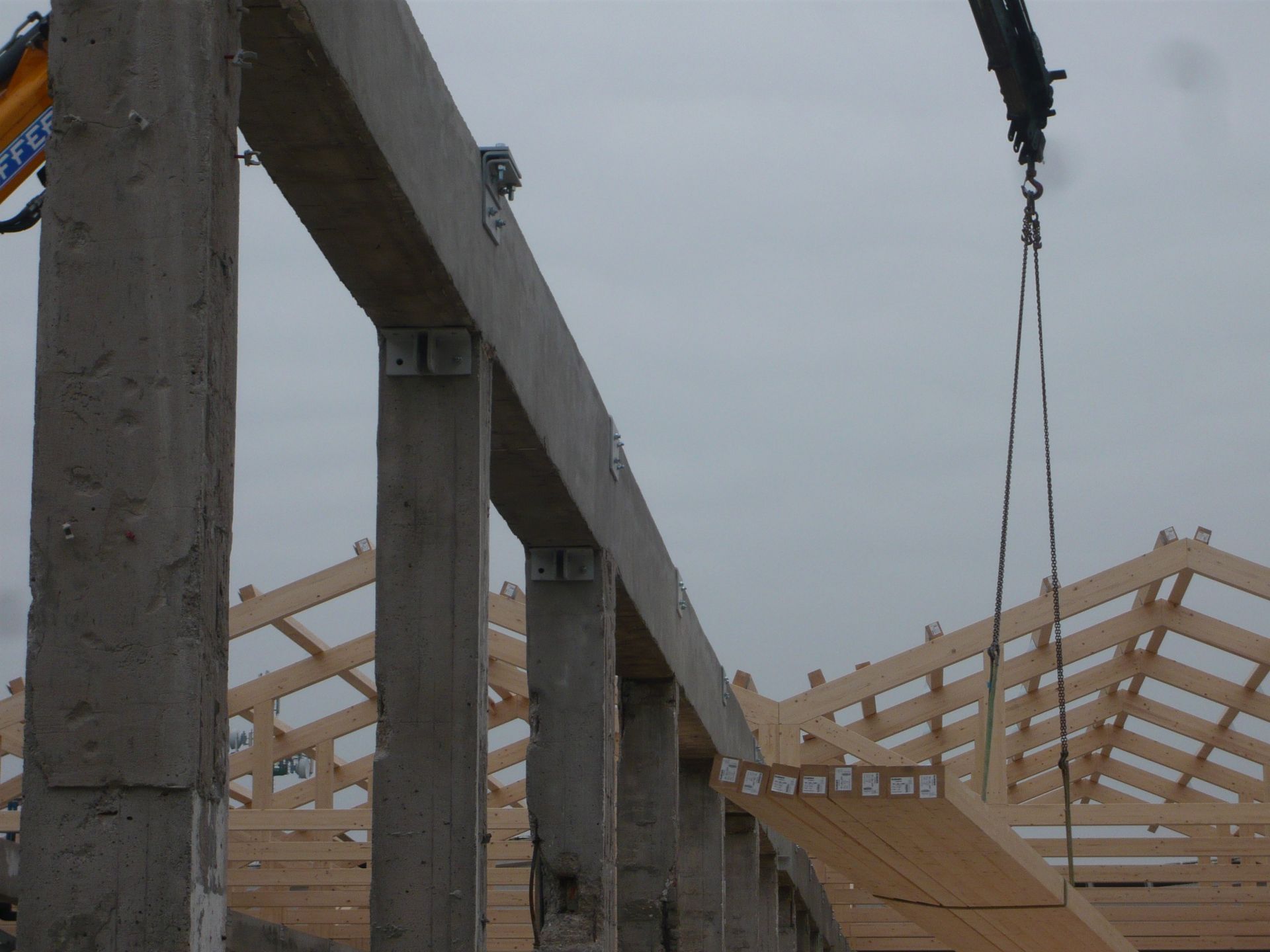 Tetti in Legno in legno Bergamasca Costruzioni Legno Struttura Industriale in Legno Lamellare 