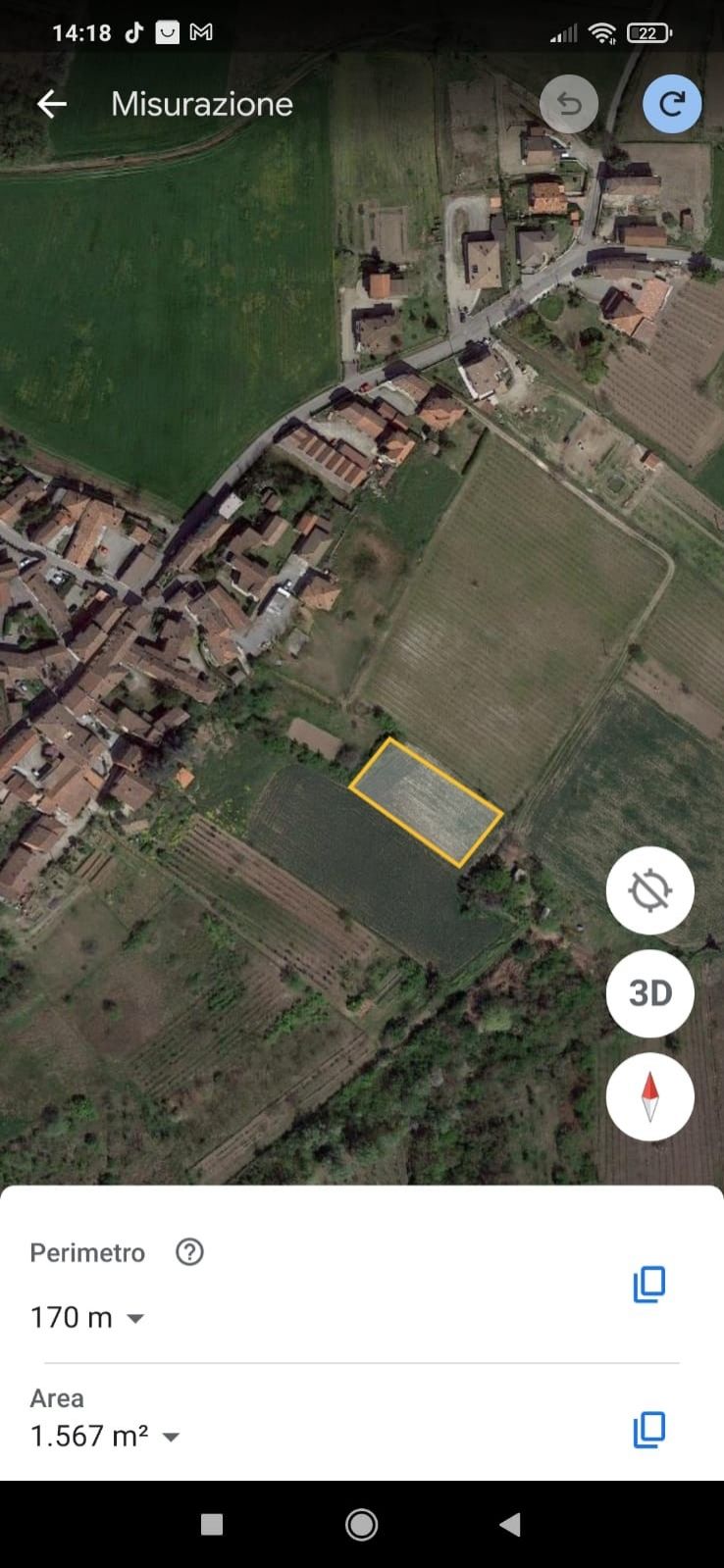 Terreno Agricolo Sarezzano 