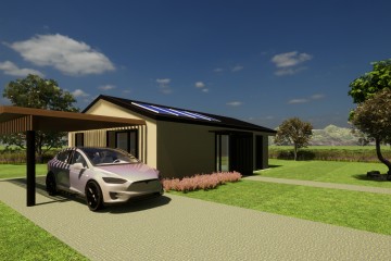 Modello Casa in Legno Casa M di Montini Case Bioclima