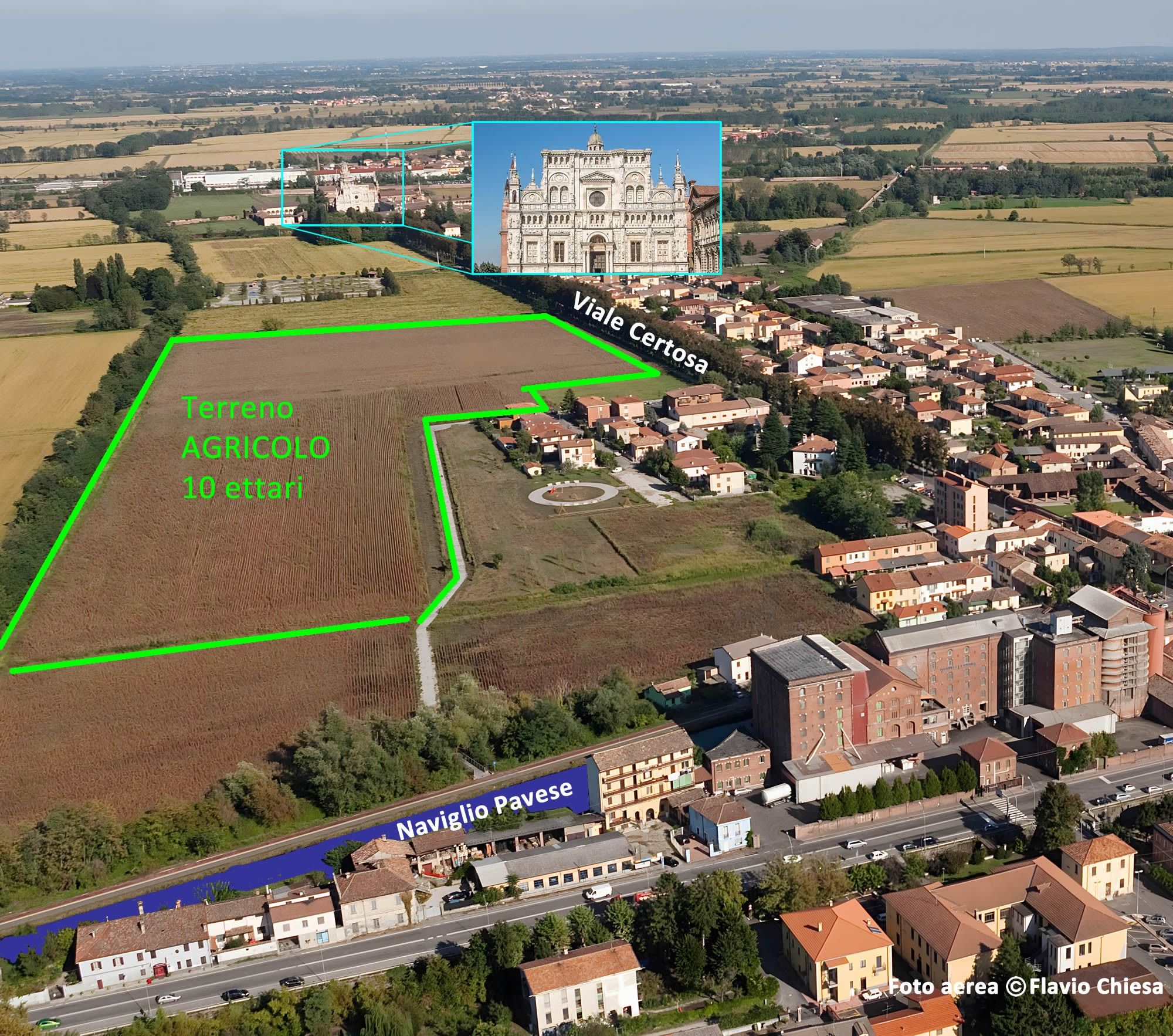 Terreno Agricolo in Vendita Certosa di Pavia