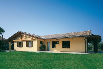 Realizzazione Casa in Legno Casa ad un piano - Lazio di COSTANTINI LEGNO - L.A. COST