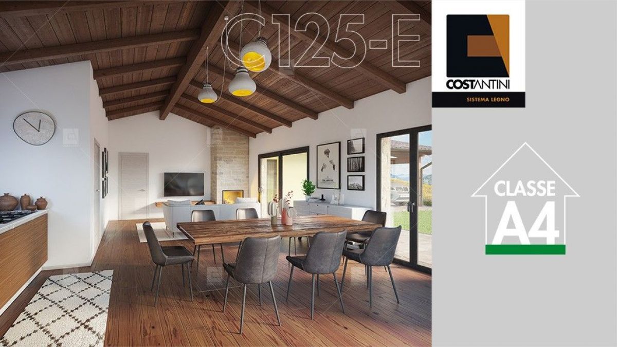 Case in legno COSTANTINI LEGNO - L.A. COST C125-E | Linea Elegance
