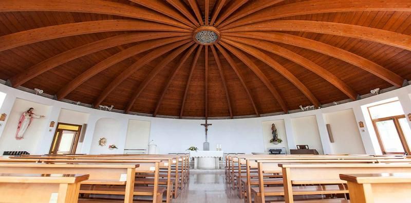 Edifici Pubblici (scuole, chiese) in legno COSTANTINI LEGNO - L.A. COST Chiesa a Latina