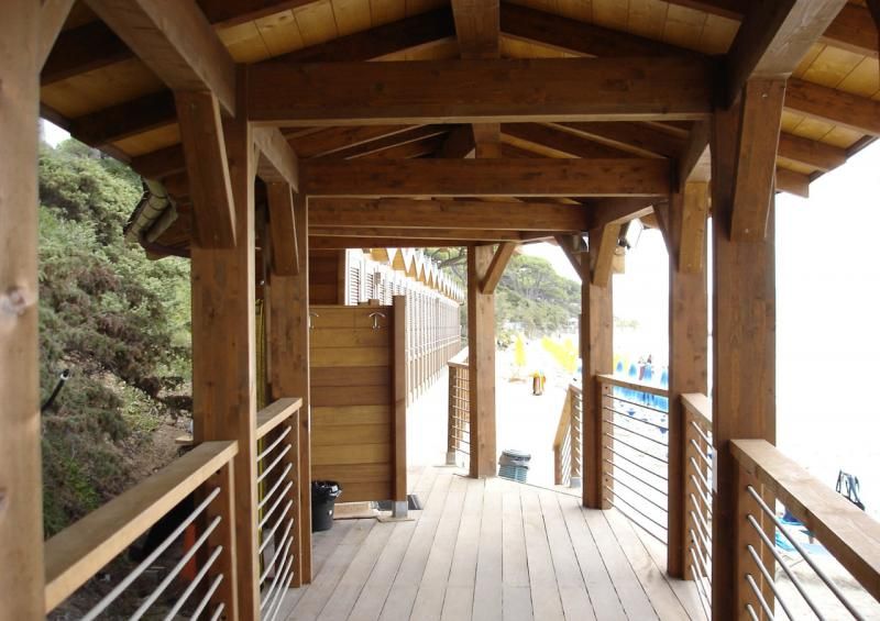 Strutture ricettive (hotel, villaggi) in legno COSTANTINI LEGNO - L.A. COST Stabilimento balneare