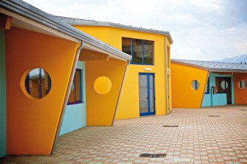 Modello Edificio Pubblico (scuola, chiesa) in Legno Scuola di Roio di COSTANTINI LEGNO - L.A. COST