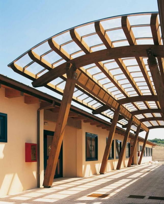 Edifici Pubblici (scuole, chiese) in legno COSTANTINI LEGNO - L.A. COST Scuola di Rotello