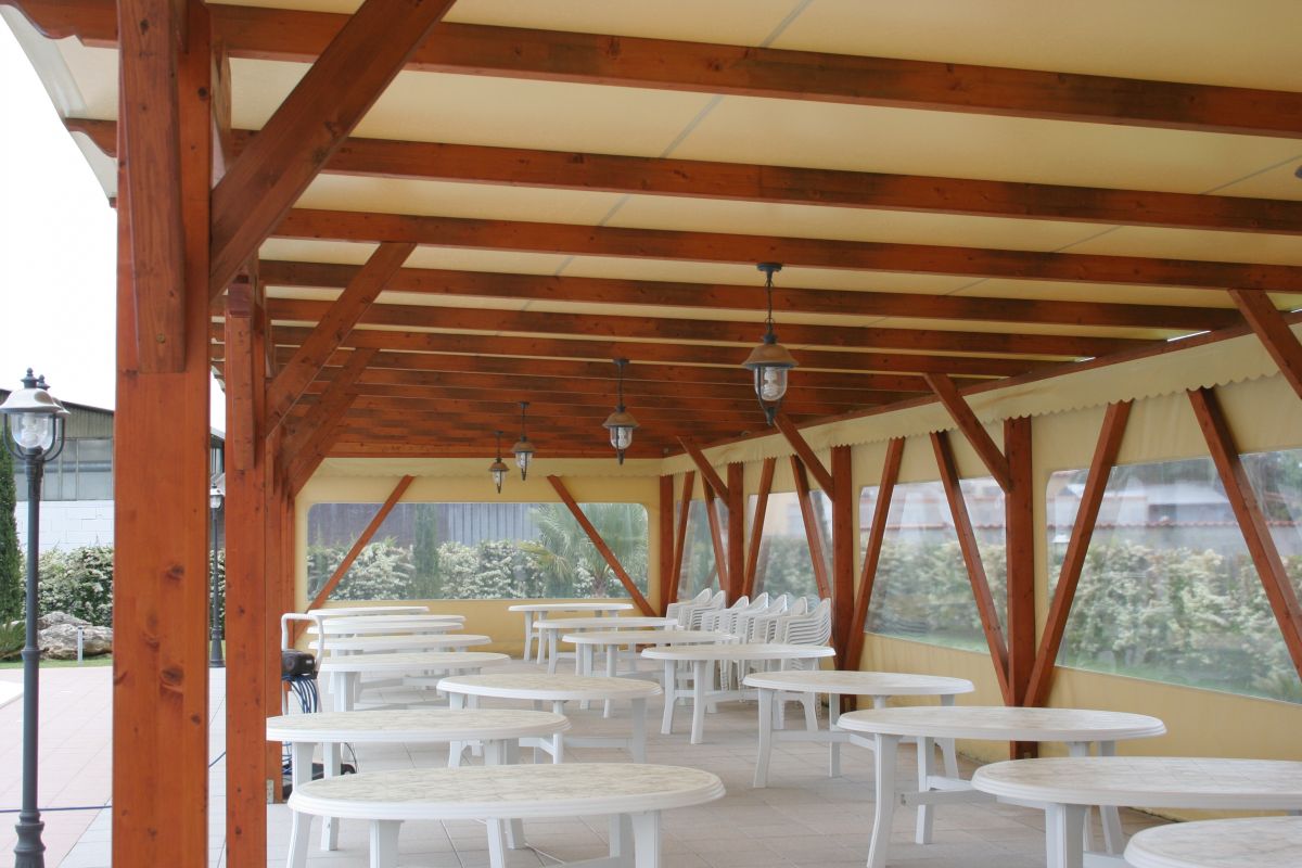 Casette da Giardino in legno Spazio Legno Lamellare Sala eventi - Aprilia (LT)