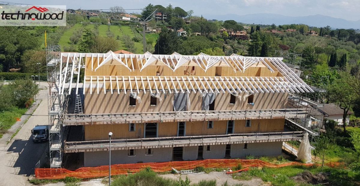 Condomini in legno Technowood Multipiano in Xlam a Sacrofano (RM)