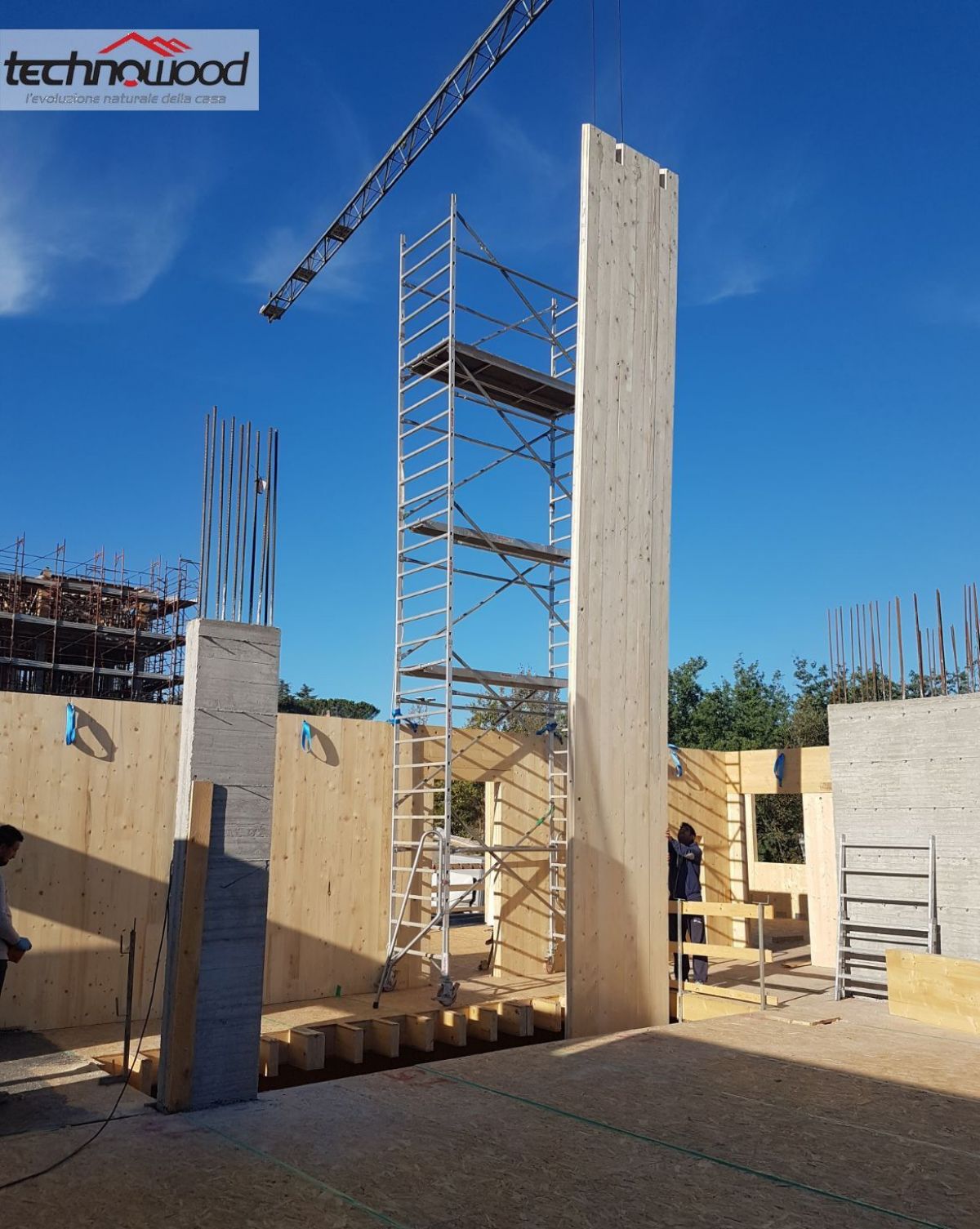 Condomini in legno Technowood Multipiano in Xlam a Sacrofano (RM)