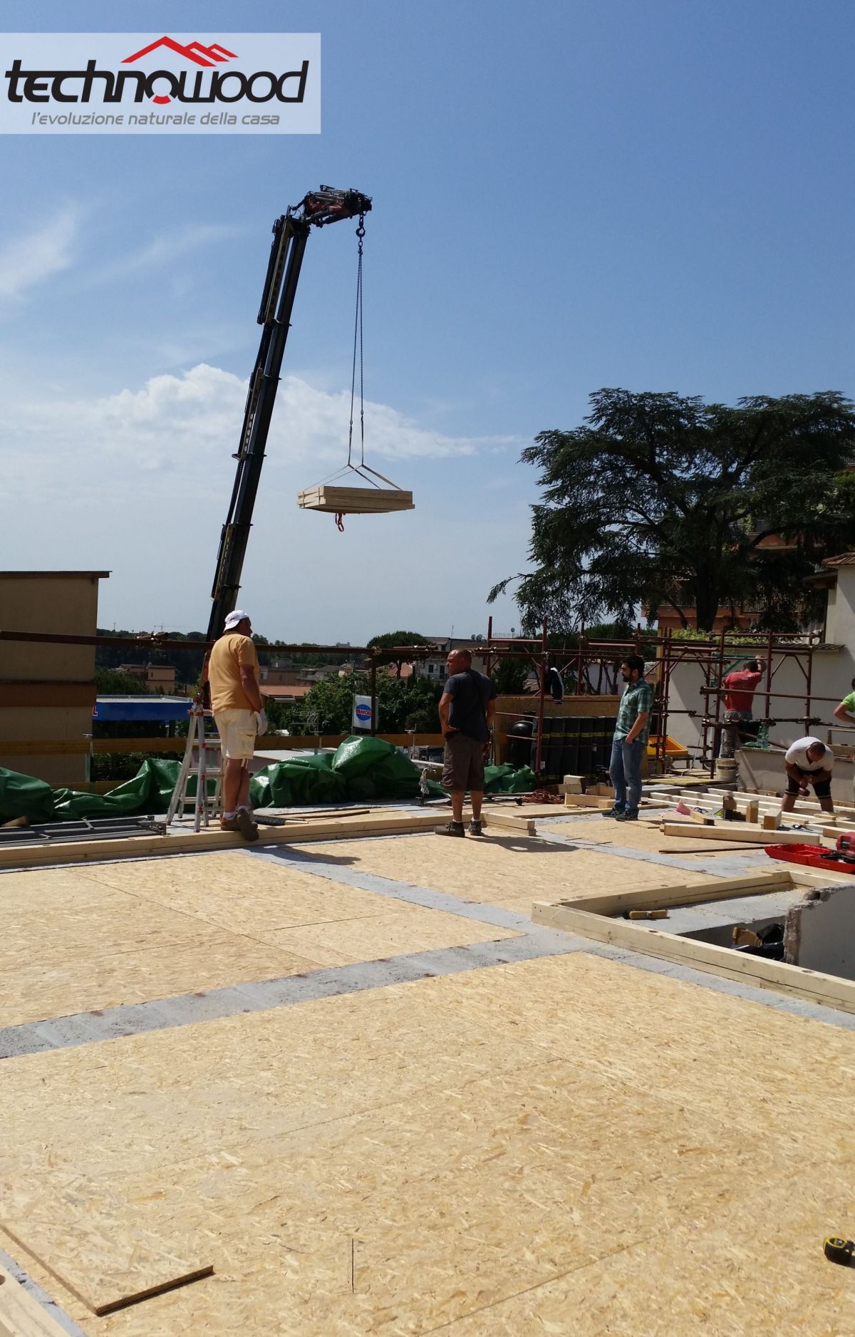 Sopraelevazioni in legno Technowood Sopraelevazione - Roma Cornelia