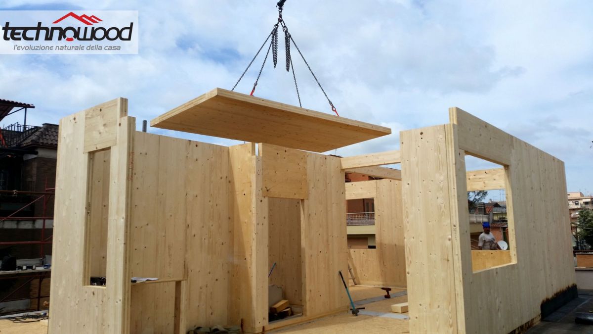 Sopraelevazioni in legno Technowood Sopraelevazione - Roma Cornelia