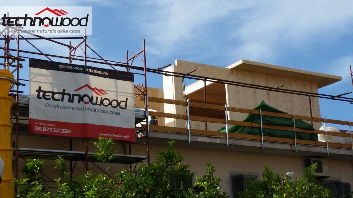 Sopraelevazioni in legno Technowood Sopraelevazione - Roma Cornelia