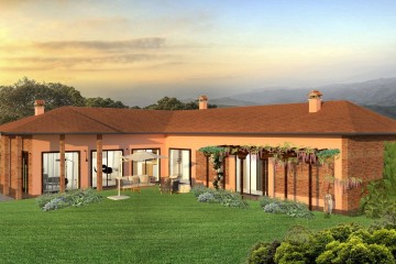 Modello Casa in Legno Su progetto da noi proposto  modificabile   RE 147 di Sangallo S.r.l.