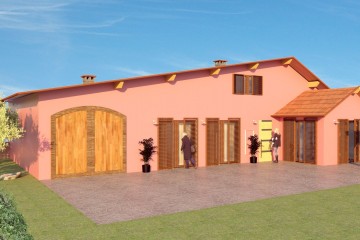 Modello Casa in Legno Su progetto da noi proposto  modificabile  RE 220 di Sangallo S.r.l.