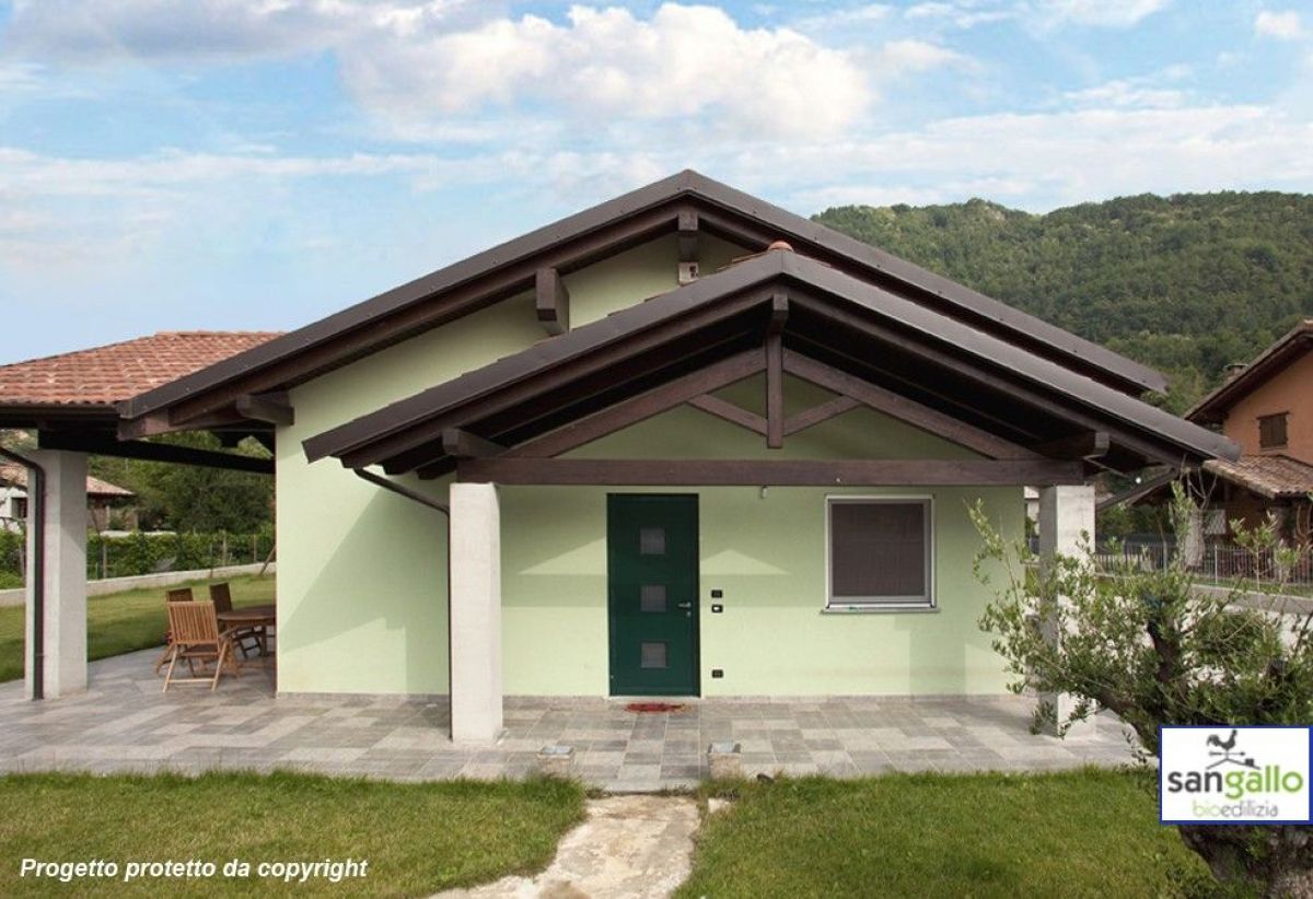 Case in legno Sangallo S.r.l. Casa in bioedilizia costruita su progetto /Gaiola (CN)