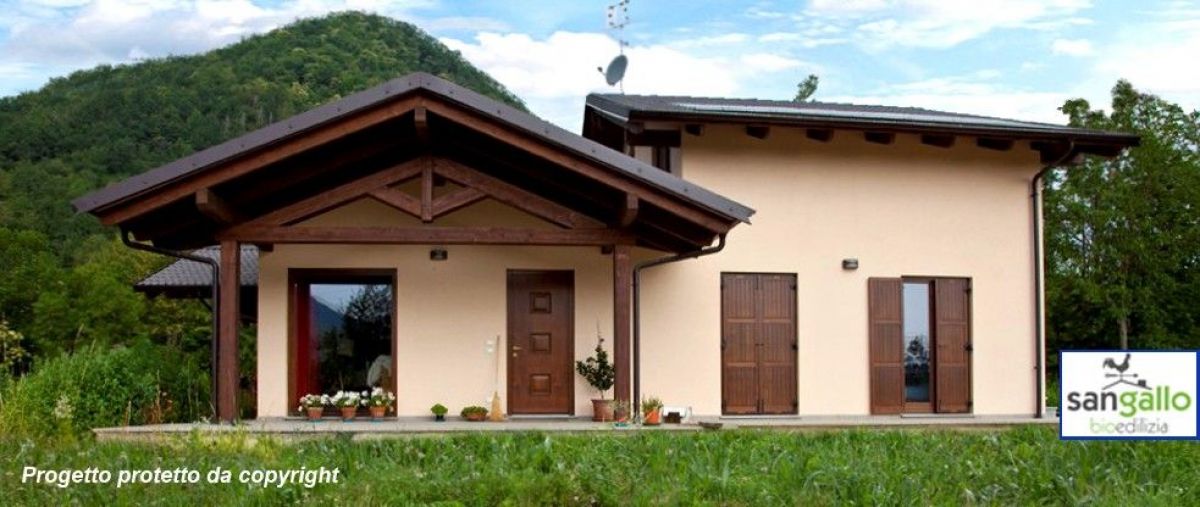 Case in legno Sangallo S.r.l. Casa in bioedilizia costruita su progetto /Gaiola (CN)
