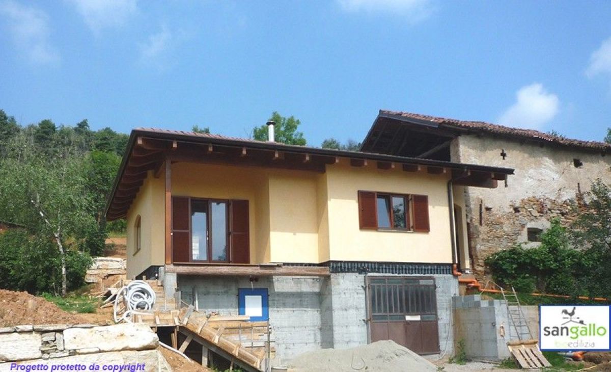 Case in legno Sangallo S.r.l. Casa in bioedilizia costruita su progetto /Dronero (CN)