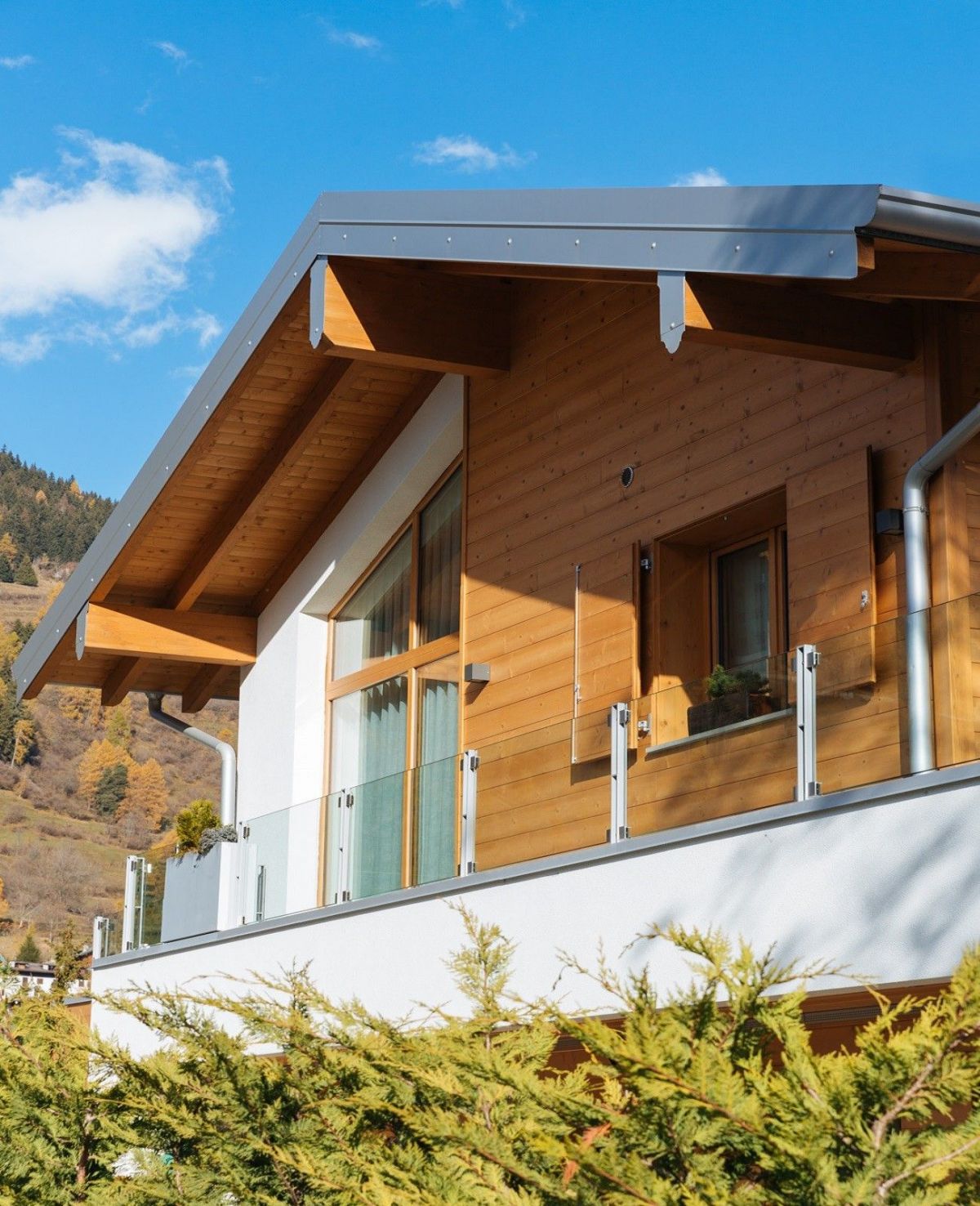 Case in legno Evoluthion VILLA IN LEGNO DAL DESIGN ALPINO