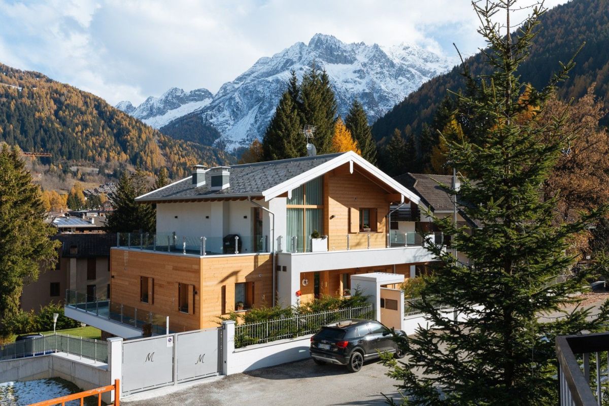 Case in legno Evoluthion VILLA IN LEGNO DAL DESIGN ALPINO