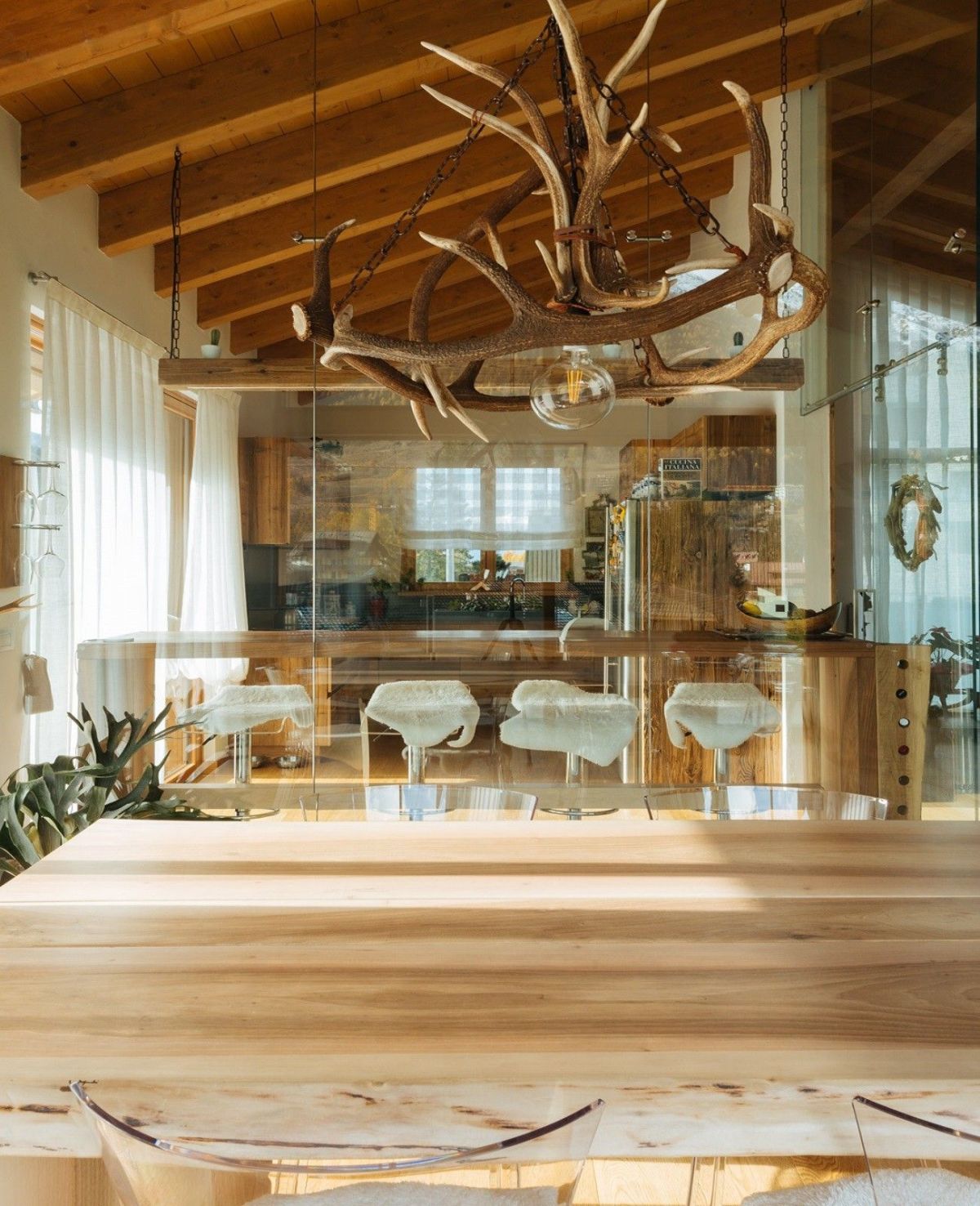 Case in legno Evoluthion VILLA IN LEGNO DAL DESIGN ALPINO