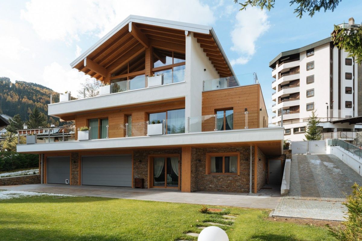 Case in legno Evoluthion VILLA IN LEGNO DAL DESIGN ALPINO