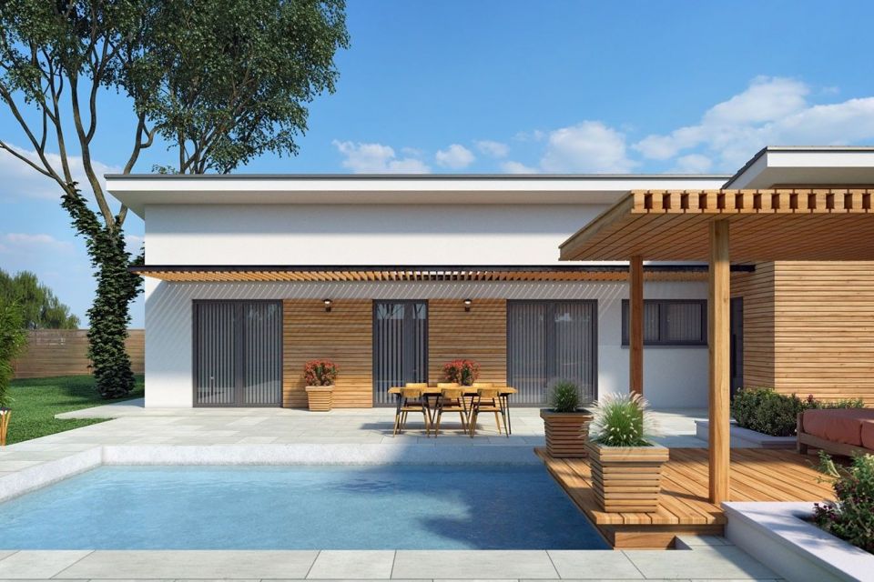 Casa in Legno in stile Moderno: Vera