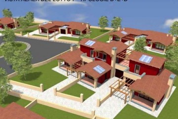 Modello Casa in Legno Complesso residenziale Natura di Edilbiocasa