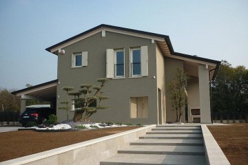 Modello Casa in Legno Abitazione Liedolo di HEMMA CASA