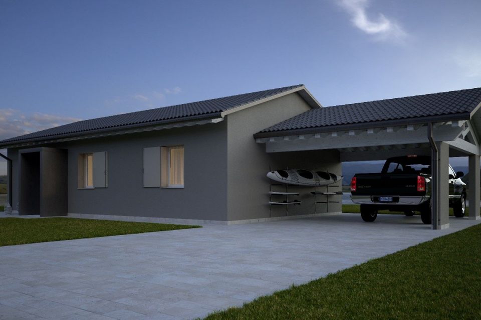 Casa in Legno in stile Classico: HEMMACASA90