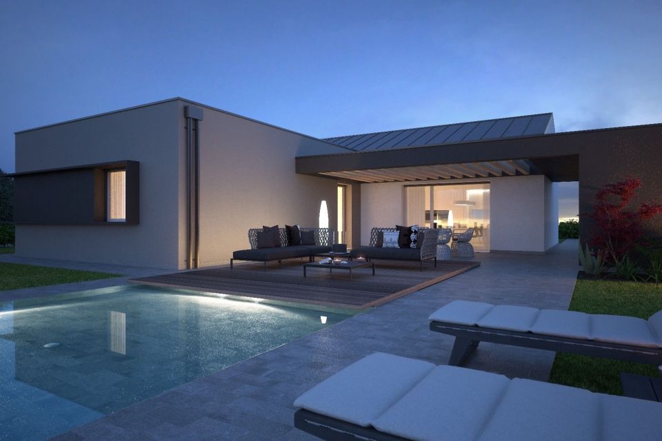 Casa in Legno in stile Moderno: HEMMACASA140