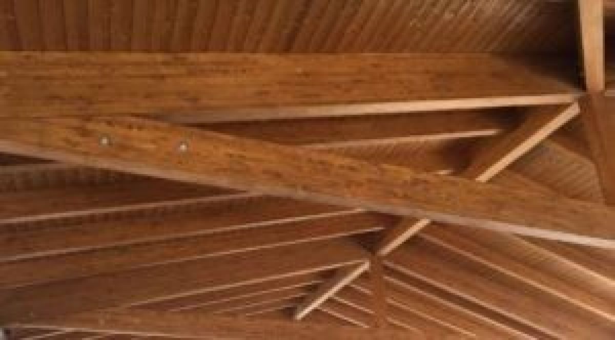 Tetti in Legno in legno Nuove Architetture Case in legno srl Copertura Sala Convegni - sistema capriate
