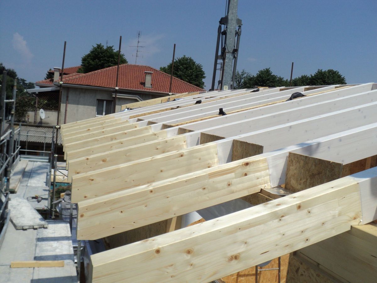 Case in legno BCL Bergamasca Costruzioni Legno Villa Monza struttura a TIMBER FRAME certificato FSC - PEFC