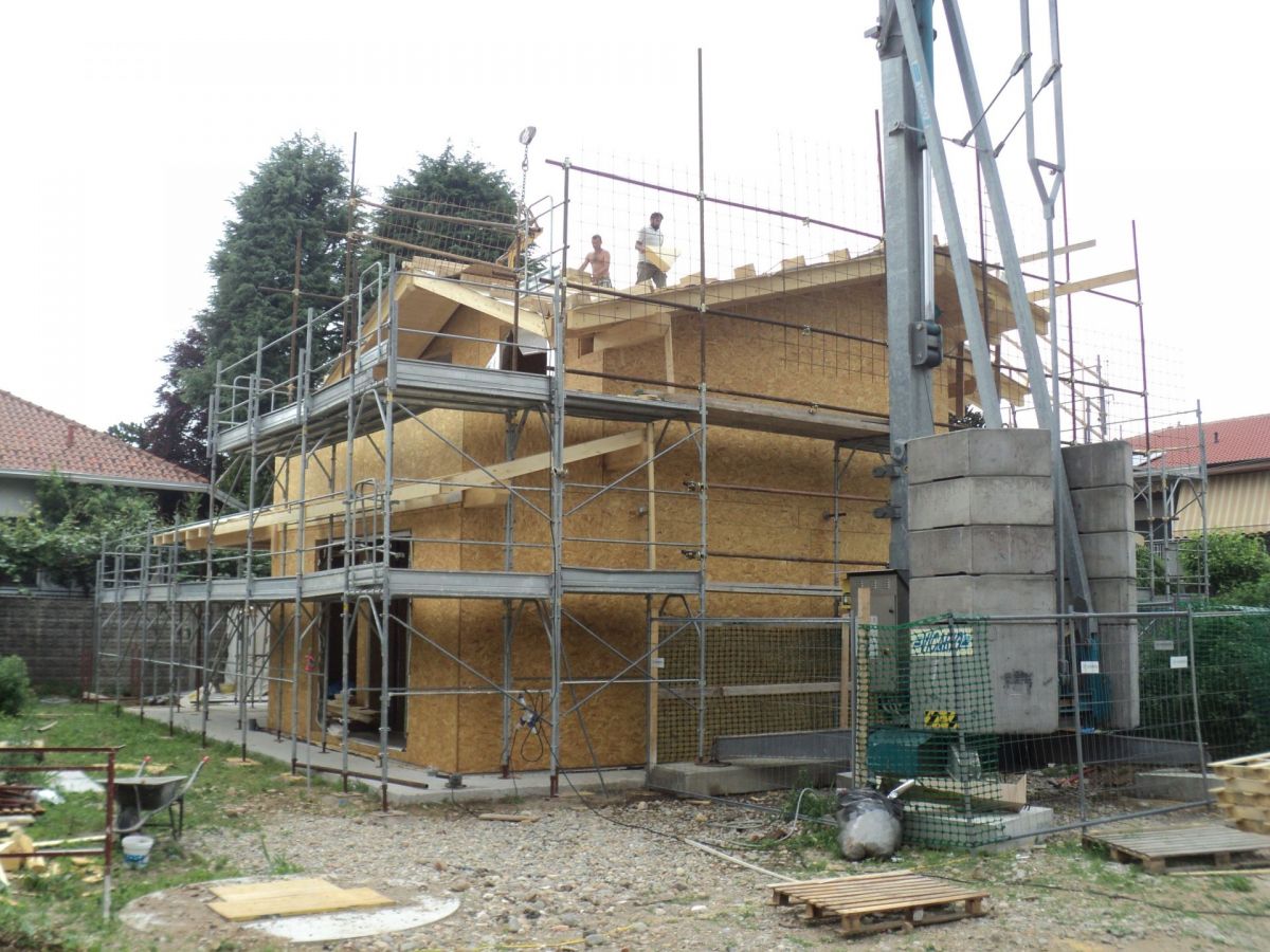 Case in legno BCL Bergamasca Costruzioni Legno Villa Monza struttura a TIMBER FRAME certificato FSC - PEFC
