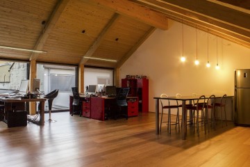 Modello Casa in Legno Sopraelevazione Milano a  Telaio in legno lamellare cert. FSC PEFC di BCL Bergamasca Costruzioni Legno