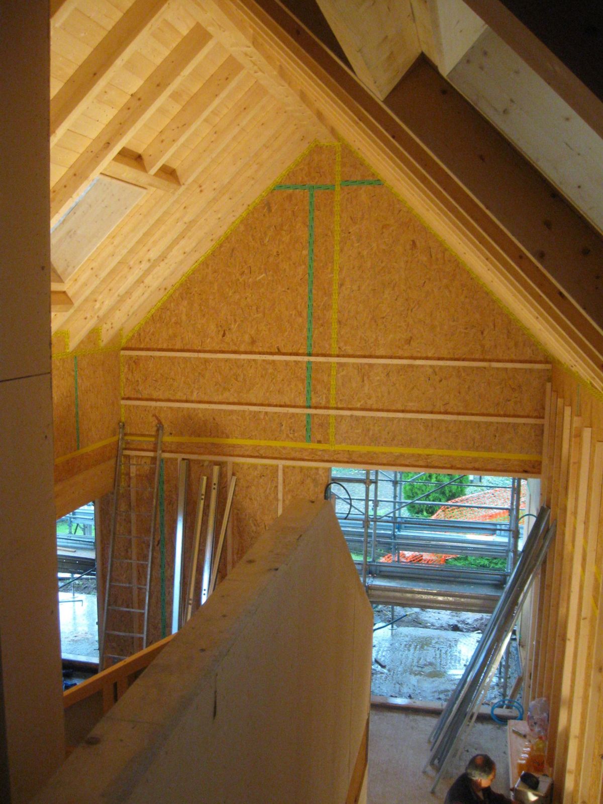 Case in legno BCL Bergamasca Costruzioni Legno Casa Salò tecnologia TELAIO legno lamellare certificato PEFC - FSC