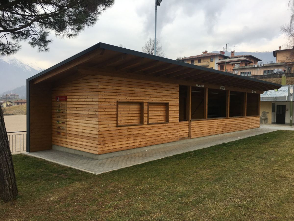 Baite e Chalet in legno BCL Bergamasca Costruzioni Legno Chiosco Attività ricettiva