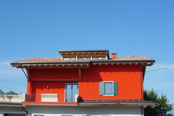 Realizzazione Ampliamento in Legno Casa sopraelevazione in legno lamellare cert. PEFC FSC - provincia di Milano di BCL Bergamasca Costruzioni Legno