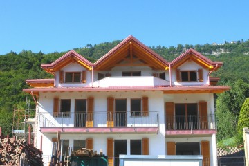 Modello Casa in Legno Legno lamellare certificato PEFC FSC - provincia di Bergamo di BCL Bergamasca Costruzioni Legno