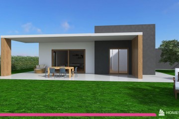 Modello Casa in Legno Villa tecnologia a TELAIO (TIMBER FRAME) alta efficienza energetica NZEB di BCL Bergamasca Costruzioni Legno