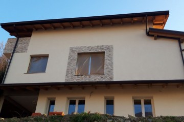 Modello Casa in Legno Villa a Telaio in legno lamellare a Calolziocorte LC di BCL Bergamasca Costruzioni Legno