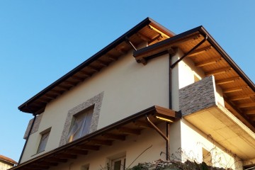 Modello Casa in Legno Villa a Telaio in legno lamellare a Calolziocorte LC di BCL Bergamasca Costruzioni Legno