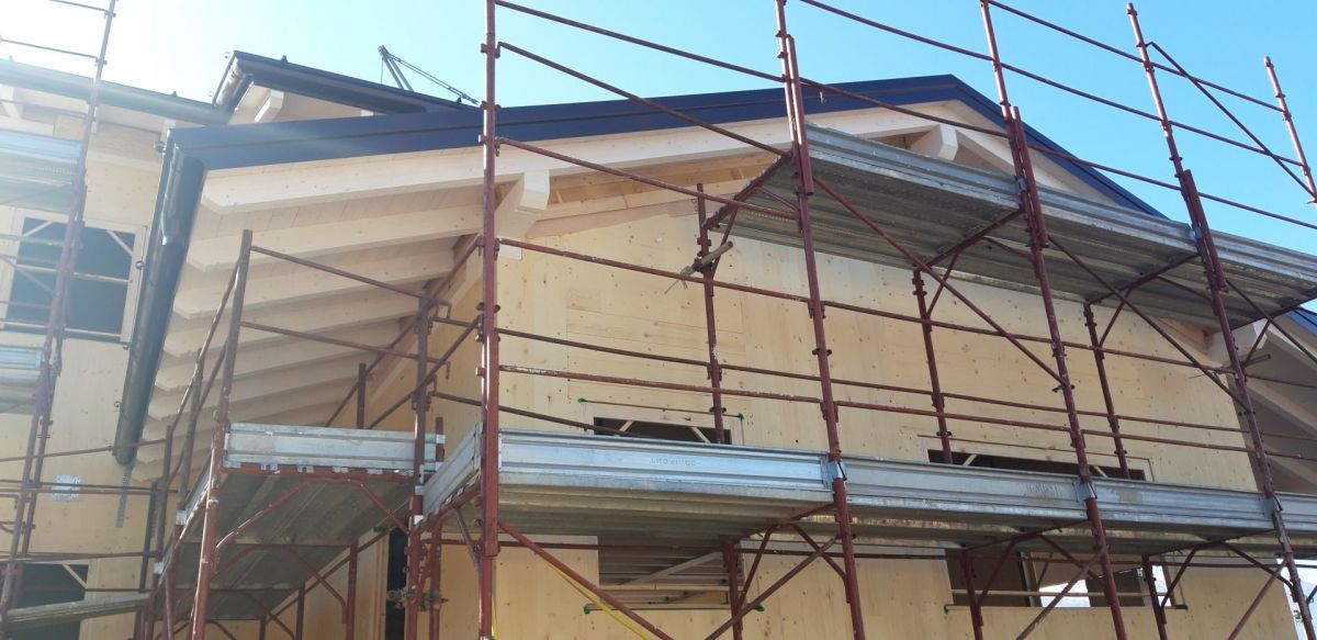 Case in legno BCL Bergamasca Costruzioni Legno Villa in XLAM a Colico LC