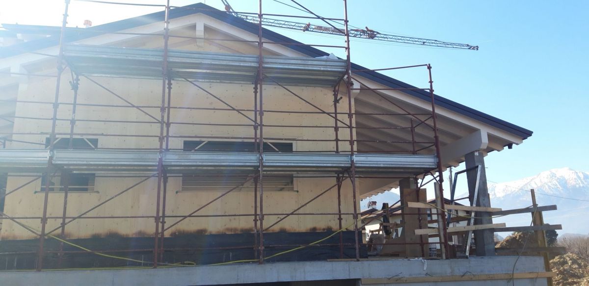 Case in legno BCL Bergamasca Costruzioni Legno Villa in XLAM a Colico LC