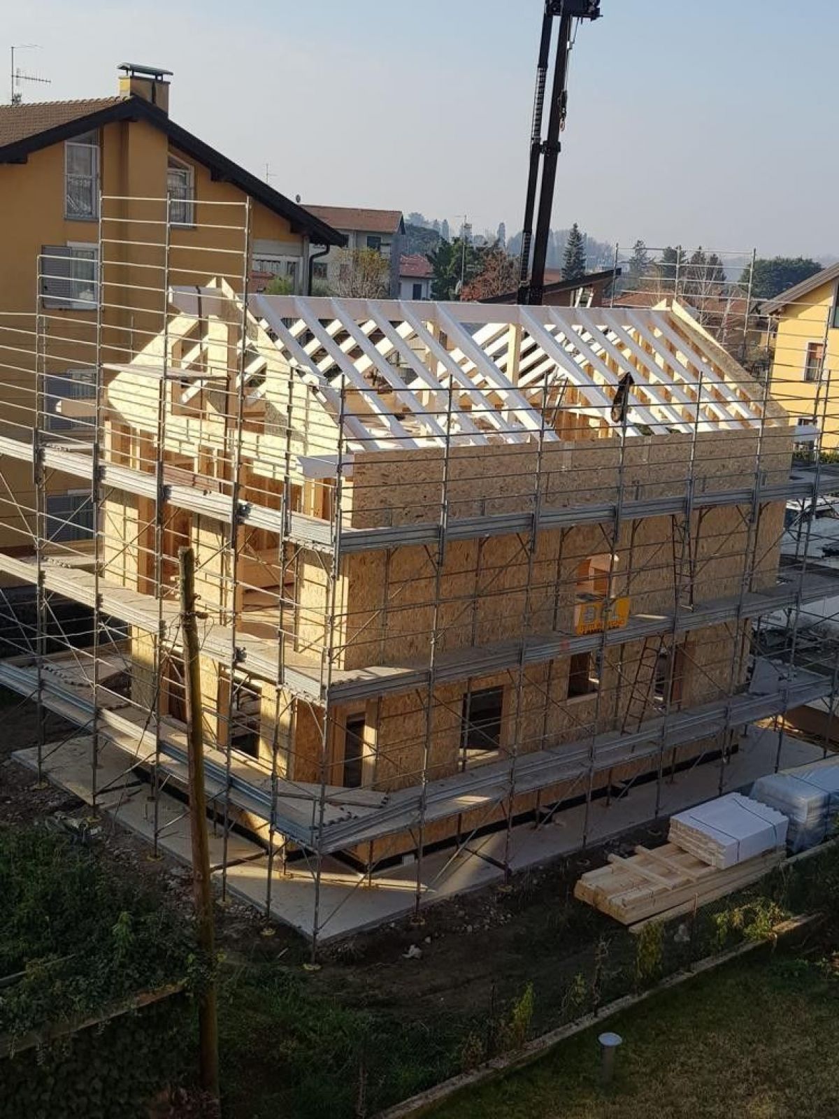 Case in legno BCL Bergamasca Costruzioni Legno Villa TELAIO Timber Frame