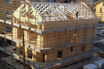 Modello Casa in Legno Villa TELAIO Timber Frame di BCL Bergamasca Costruzioni Legno