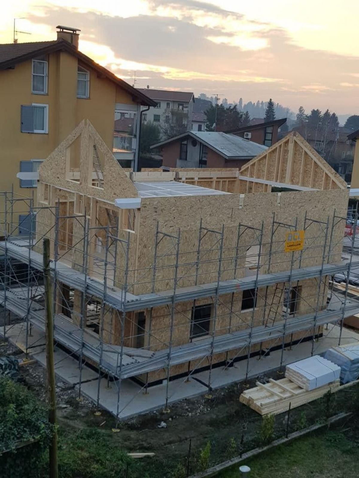 Case in legno BCL Bergamasca Costruzioni Legno Villa TELAIO Timber Frame