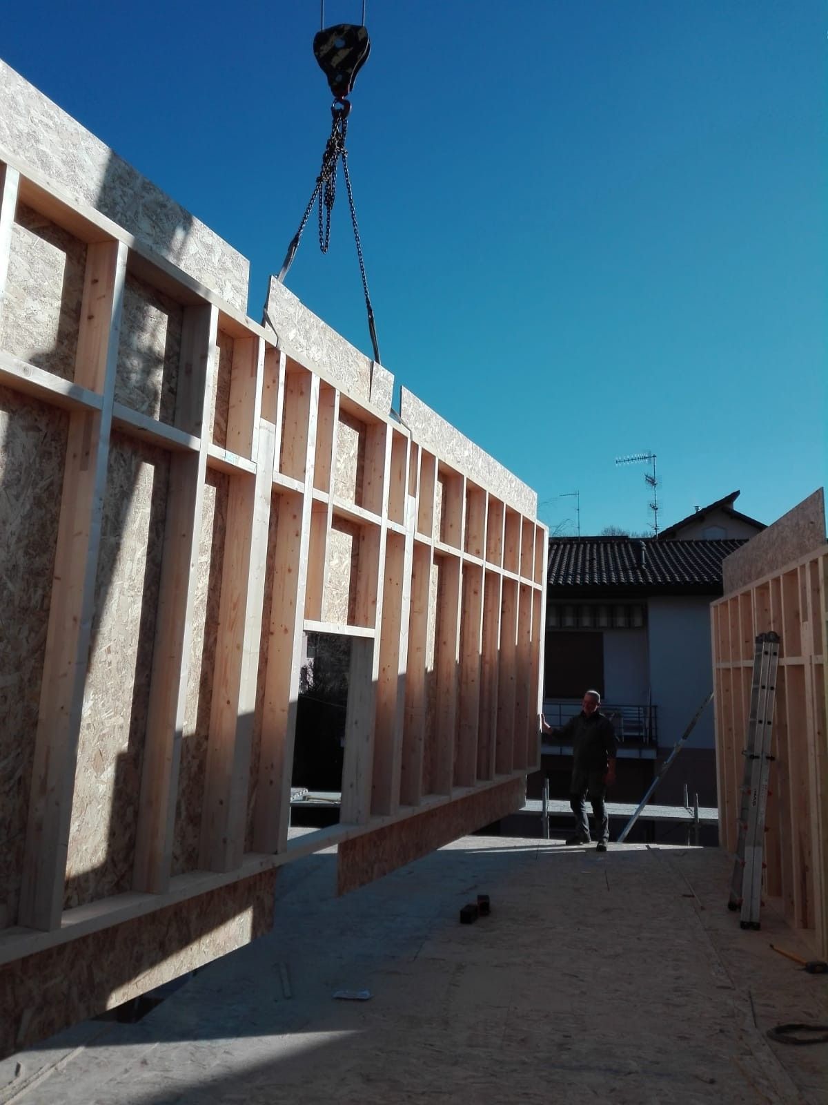 Case in legno BCL Bergamasca Costruzioni Legno Villa TELAIO Timber Frame