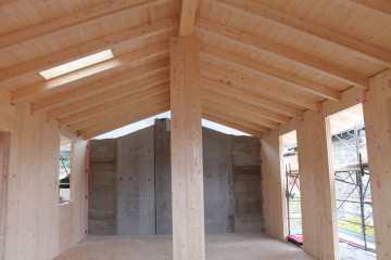 Modello Casa in Legno BCLegno Xlam demolizione di BCL Bergamasca Costruzioni Legno