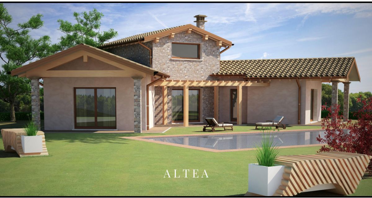 Case in legno BCL Bergamasca Costruzioni Legno VILLA XLAM