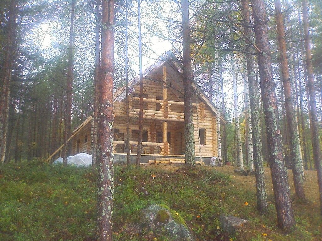 Case in legno HEALTHY LIFE HOUSES & WHEELS HOUSES struttura in tronchi di legno (abete, larice e cedro siberiano)